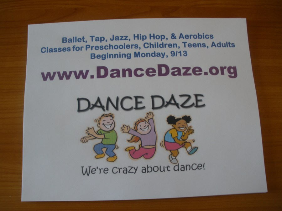 Dance Daze Flier